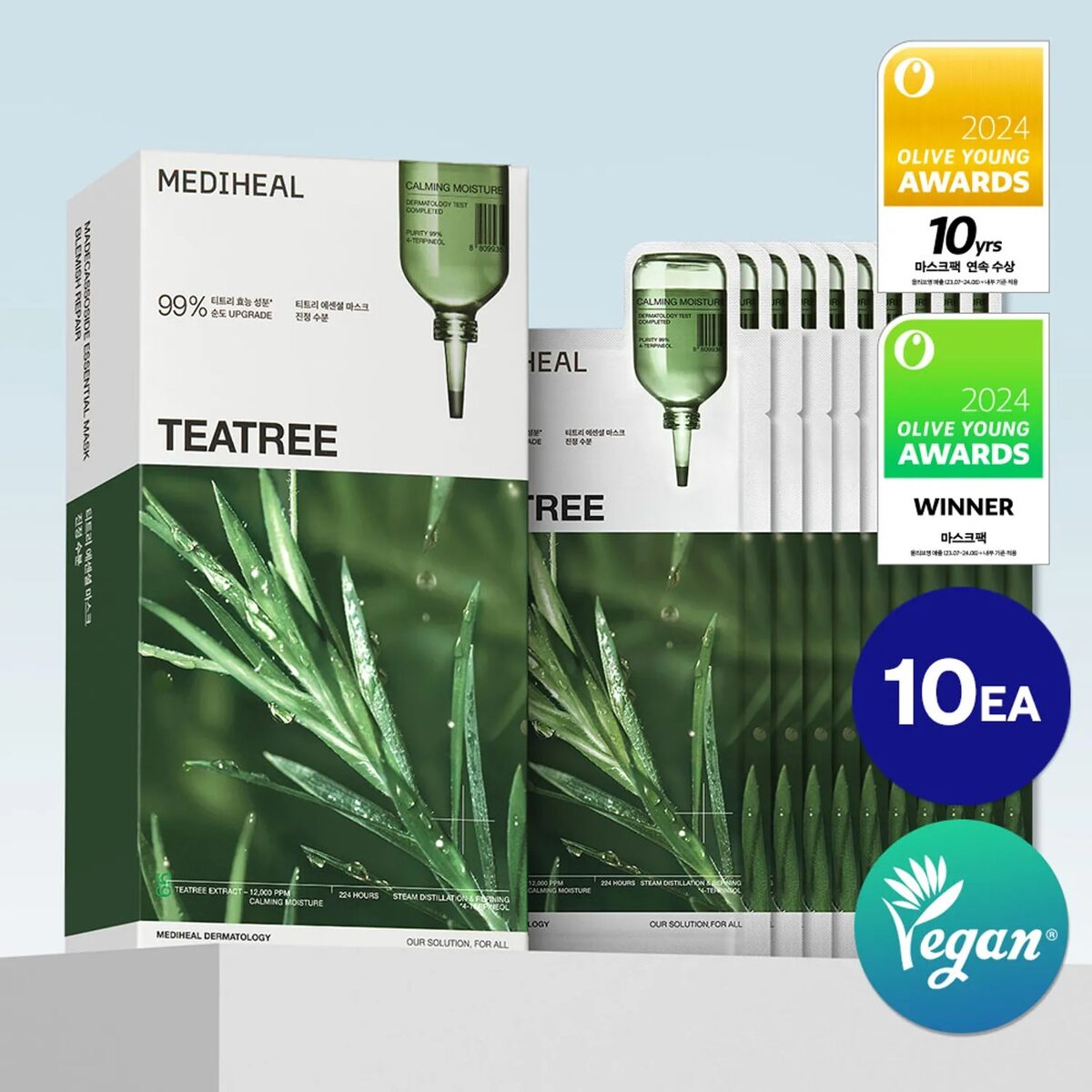 Mediheal 茶樹緩痘精華面膜 10片/盒