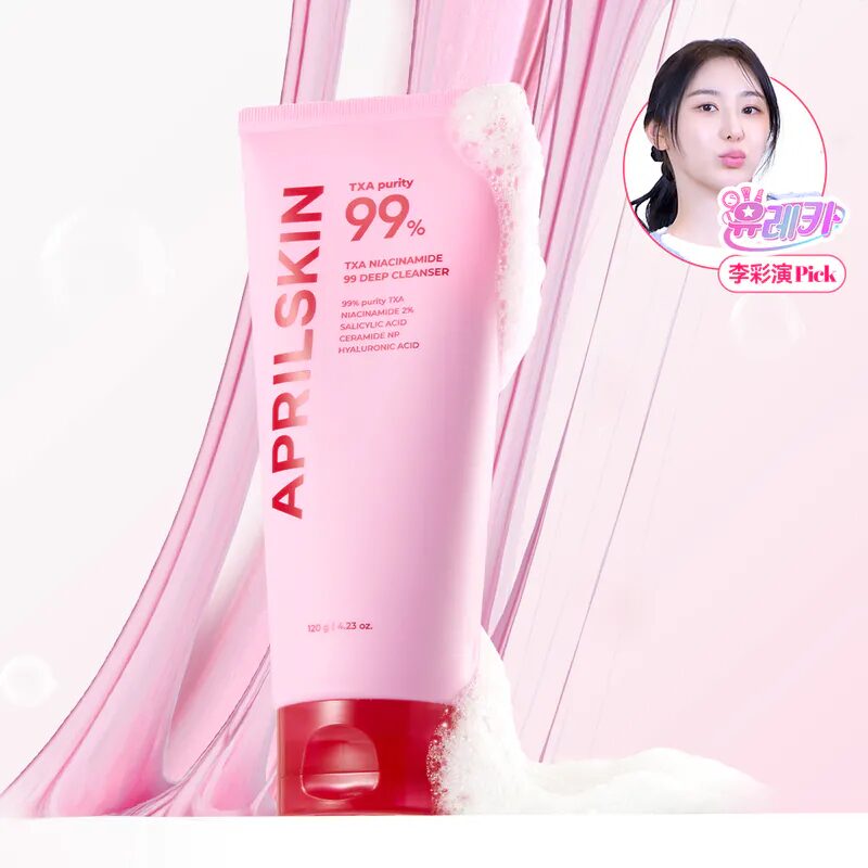 APRILSKIN TXA 傳明酸麻糬潔面膏 120g