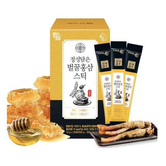 韓國六年根紅蔘濃縮液 30包/盒 - 蜂蜜紅蔘