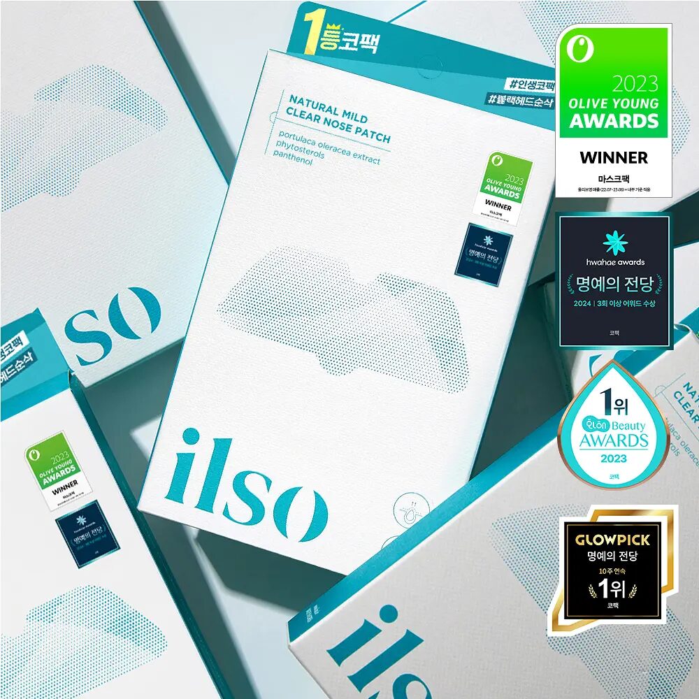 ilso 天然溫和清黑頭粉刺鼻頭貼 5片裝