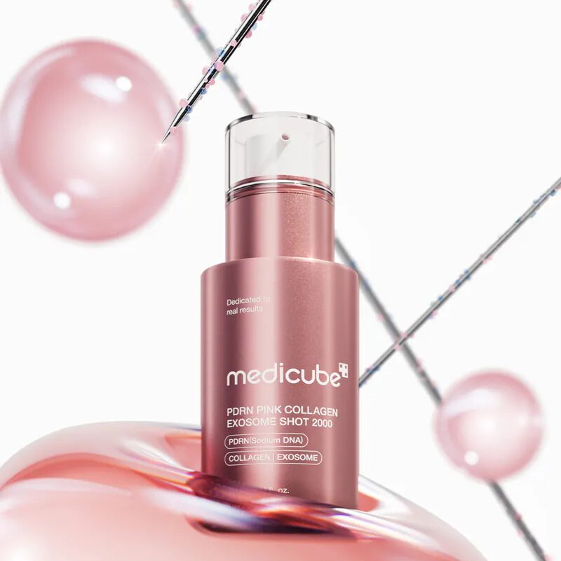 Medicube PDRN粉紅膠原外泌體微針安瓶 2000 30ml