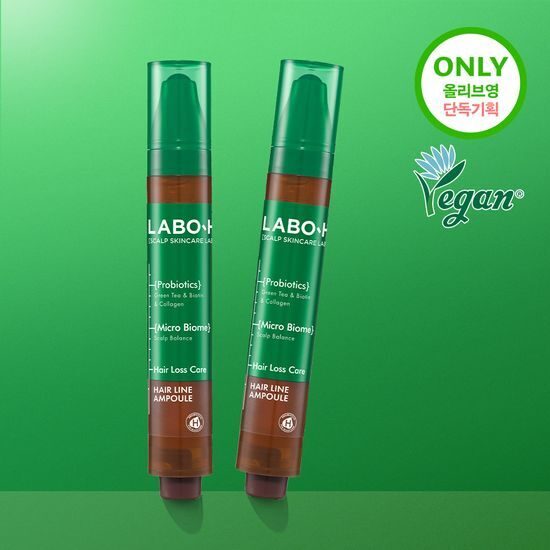LABO-H  益生菌防脫髮營養滾珠精華 15ml +15ml (附送防脫髮洗頭水)