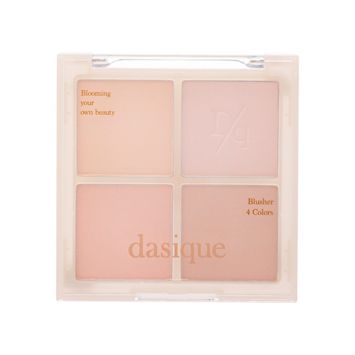 Dasique 4色暖調全啞光胭脂盤 Blending Mood Cheek