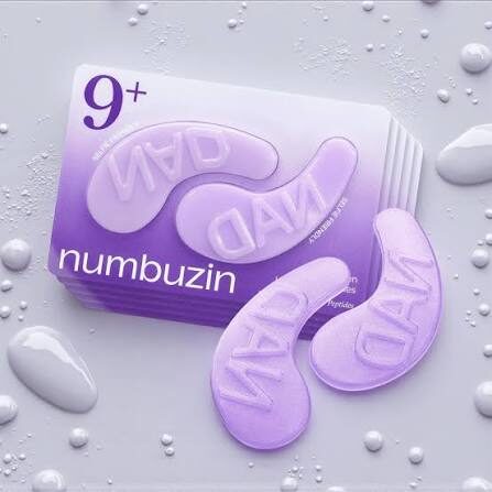 Numbuzin No.9 NAD+ 胜肽逆齡緊緻眼紋果凍眼膜 5對/盒