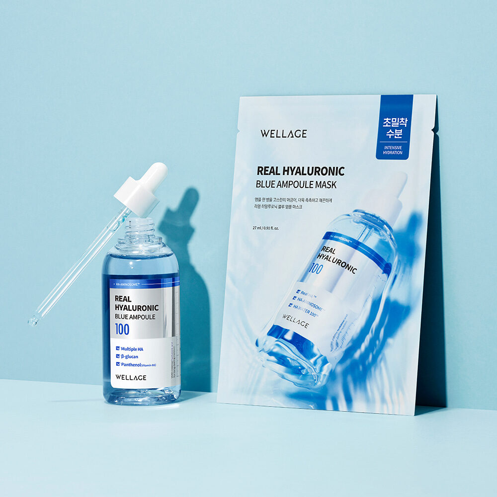Wellage 純透明質酸補水安瓶面膜 5片/盒