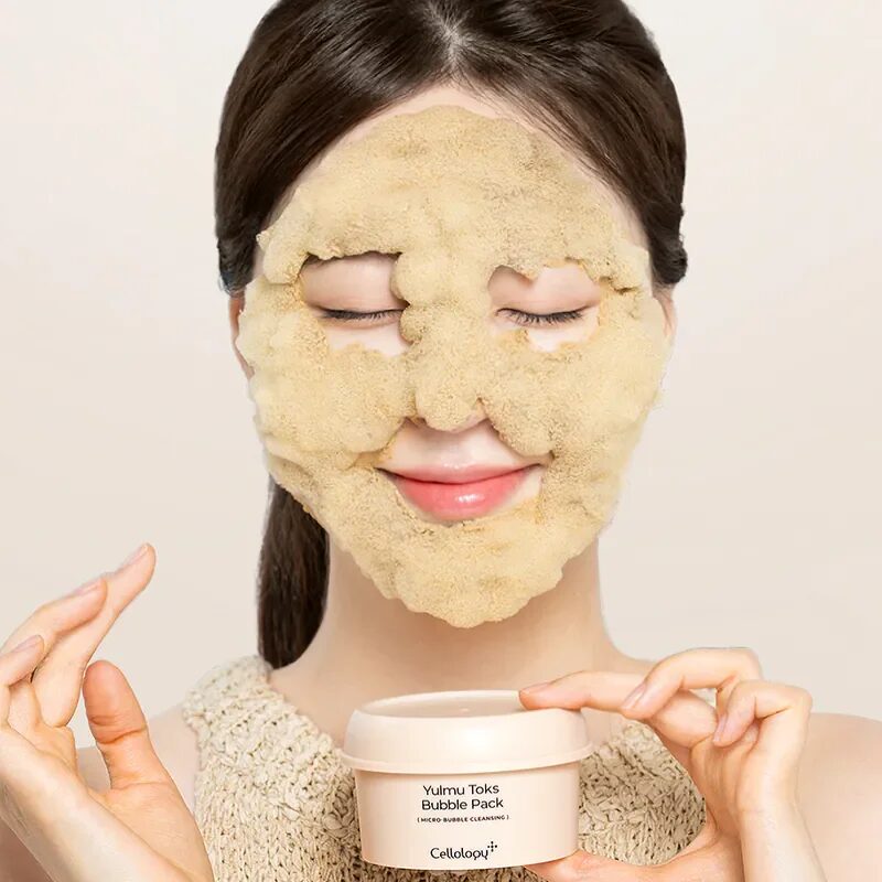 Cellology YULMU 薏仁泡泡淨化潔面膜 100g