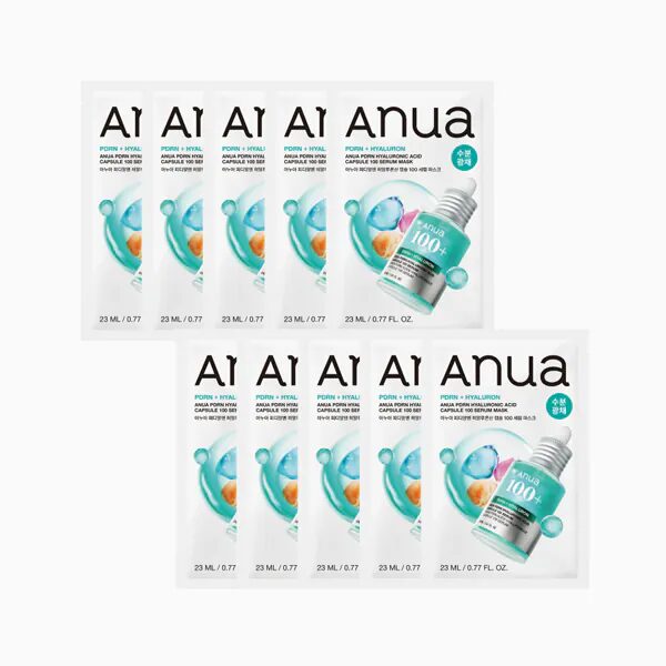 ANUA PDRN 透明質酸水光面膜 10片/盒