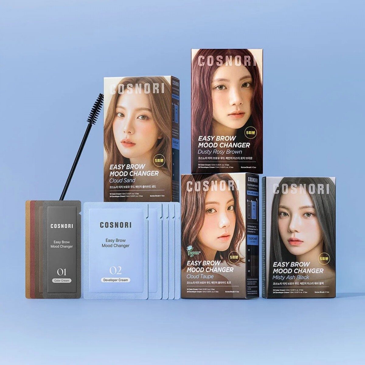 Cosnori  簡易染眉膏套裝 (5次用) Easy Brow Tone/Mood Changer