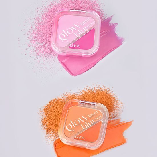 Luna Glow Blur Cheek 水光 X 霧面 雙色雙效胭脂盤
