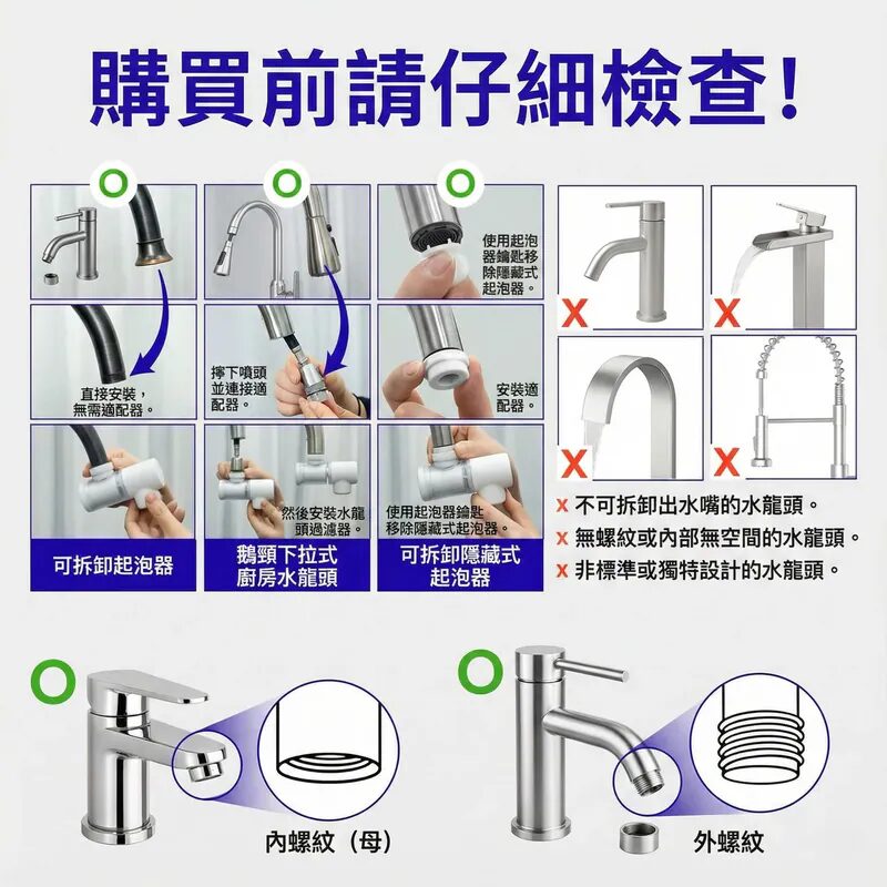 Atojet Duri 多角度水龍頭過濾器