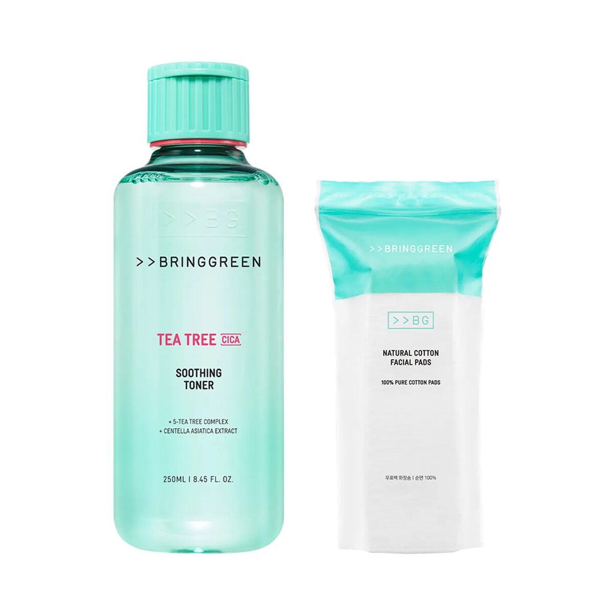 Bring Green 茶樹積雪草舒緩爽膚水 500ml (附送棉片)