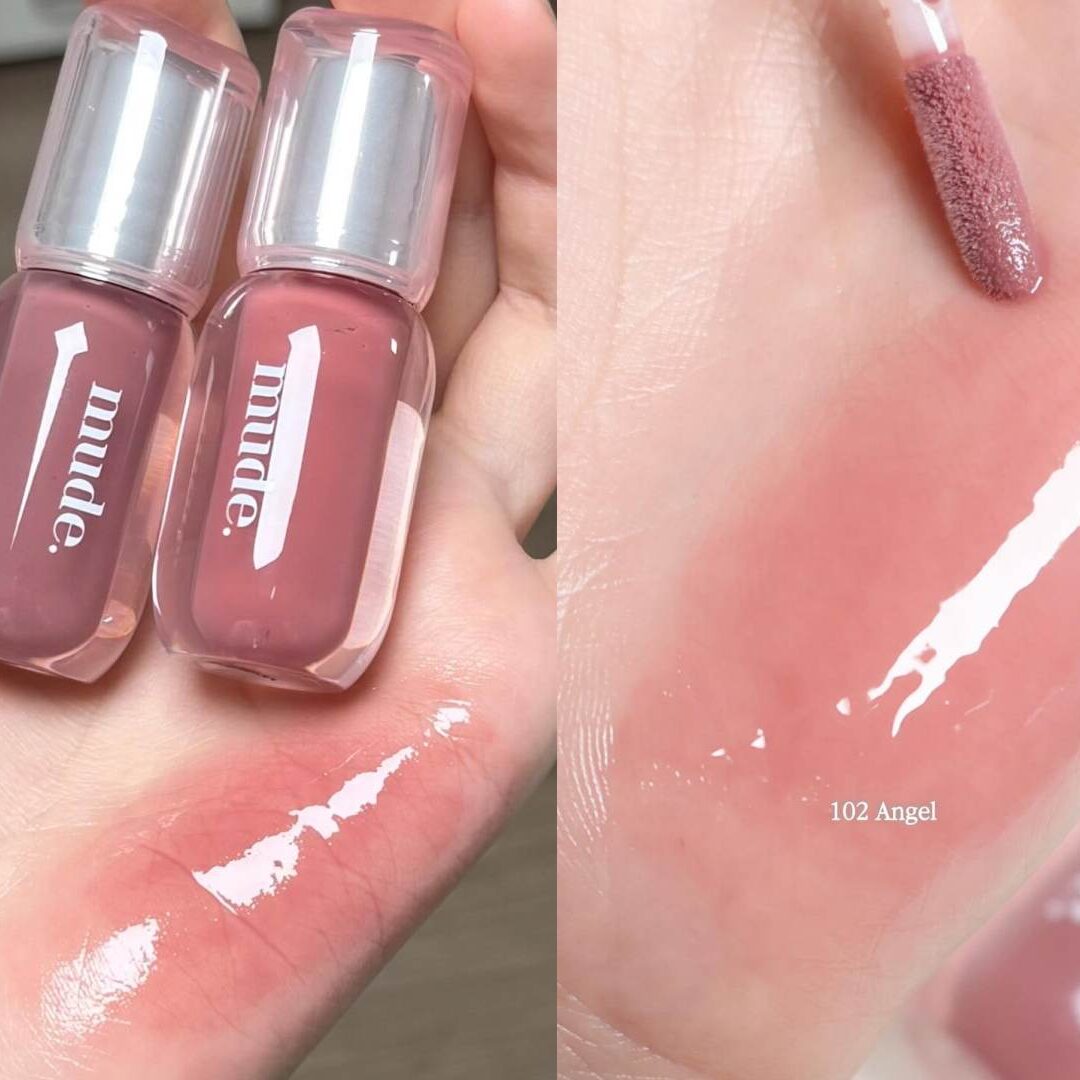 Mude  冰透果凍唇釉 x 天使單色眼影高光 Angel Hug Glaze