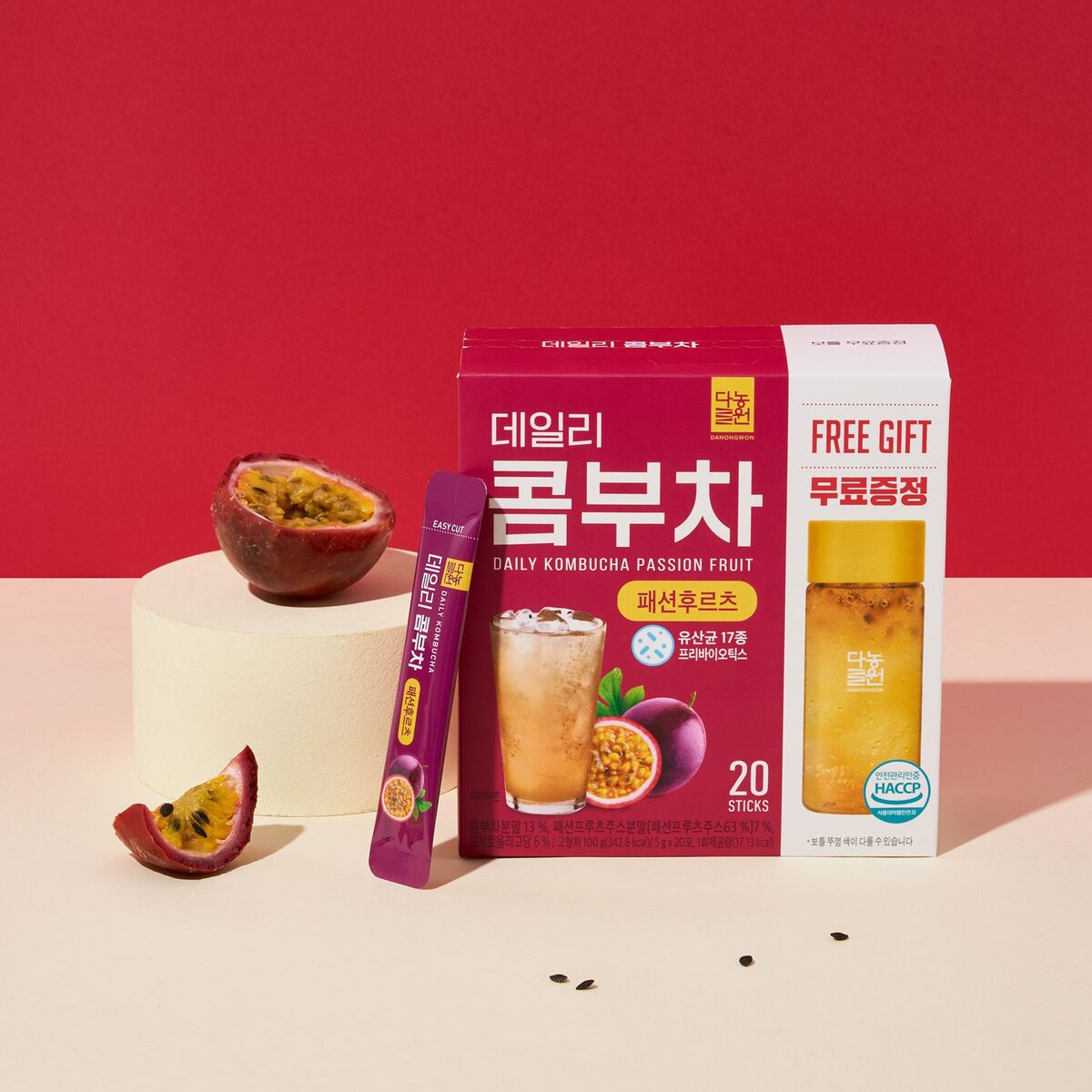 Danongwon 康普茶 20入/盒 (附贈380ml水樽) - 多種口味